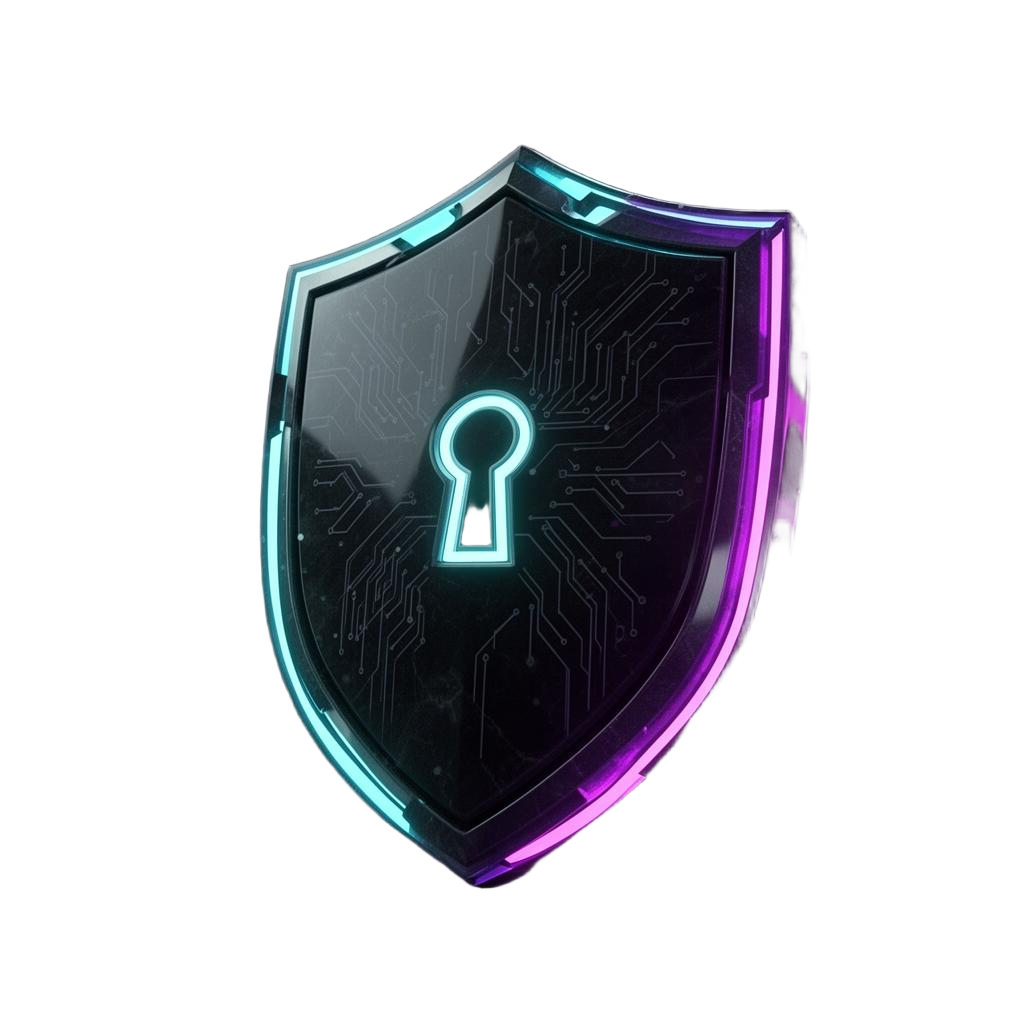 3D щит Cryon с неоновым свечением